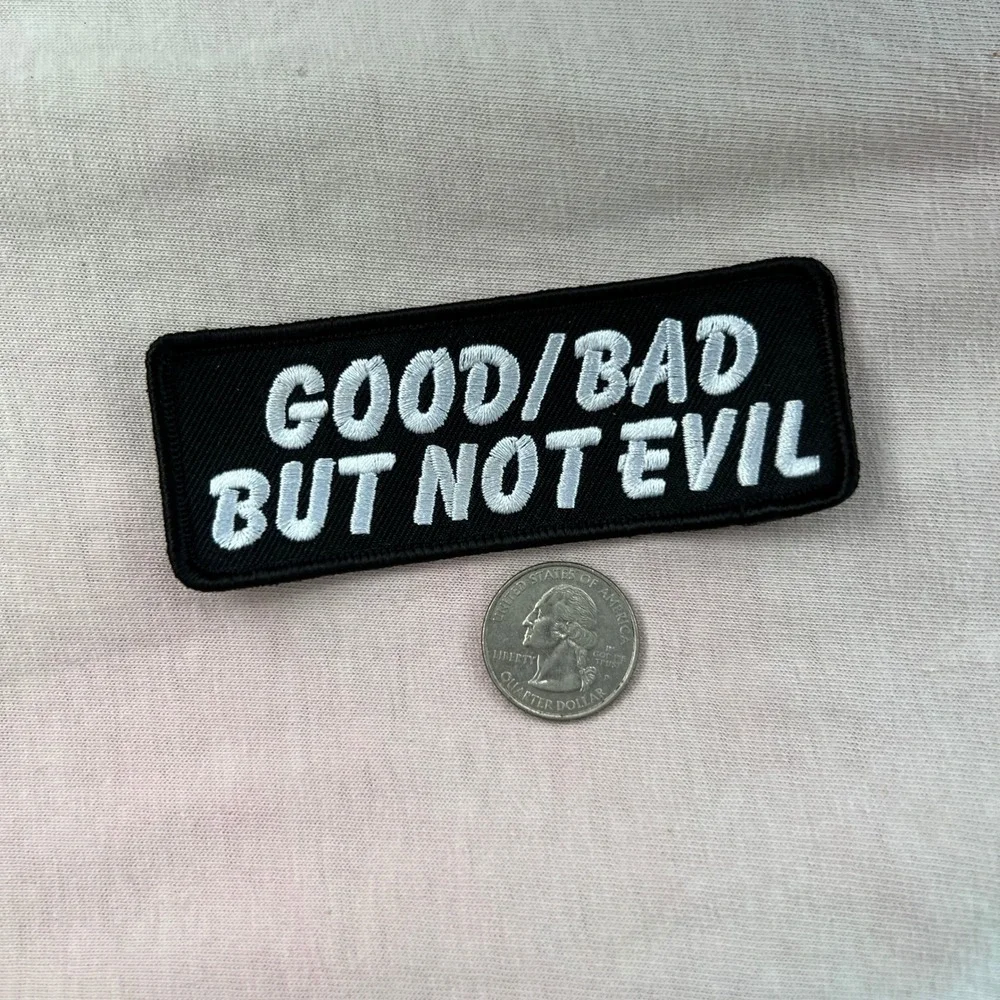 Goblinko GOOD/BAD BUT NOT EVIL PATCH Game Fantasy Vest Jacket Sean Aaberg DIY